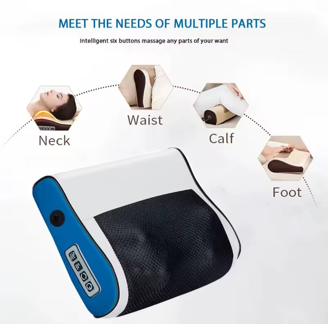 Multifunctional neck and shoulder massager